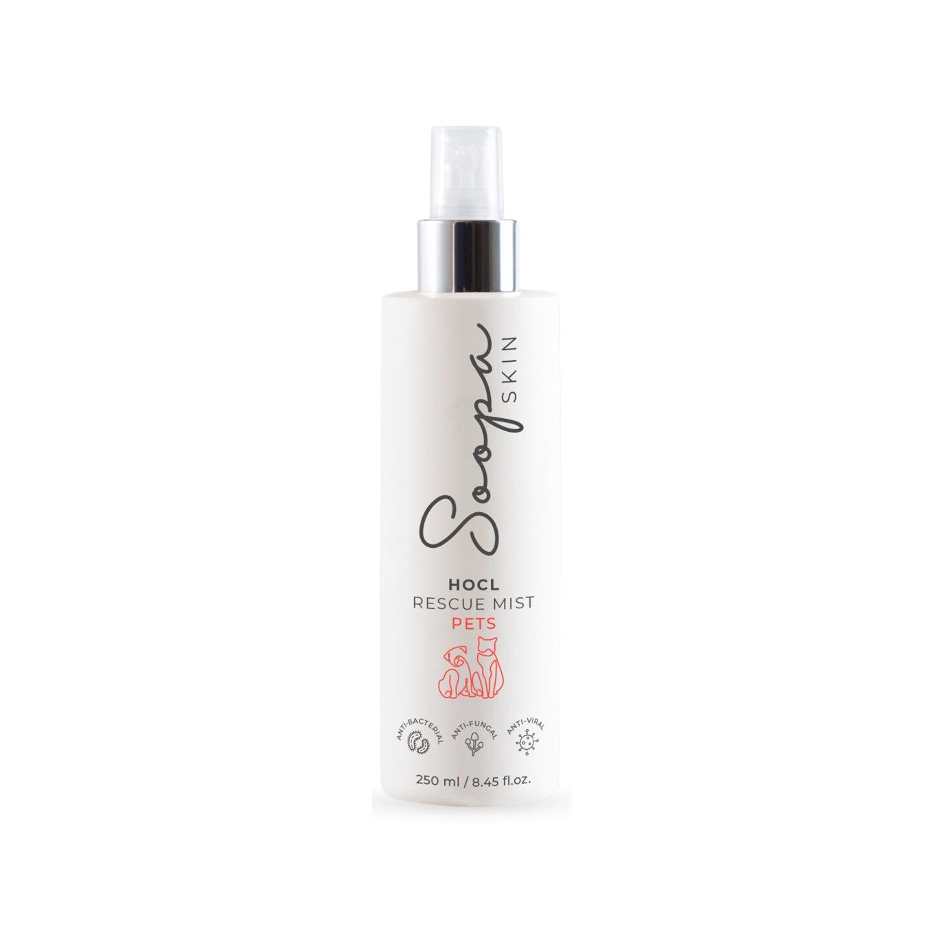 Soopa Skin HOCl Rescue Mist Pets 250ml